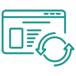 Line drawing of a credit card with a secure icon over it.