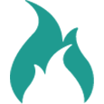 A green flame icon.